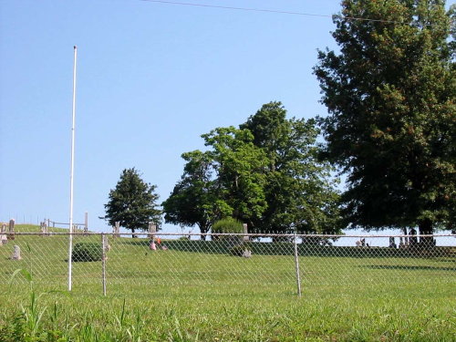 View of New Zion Cemetery
