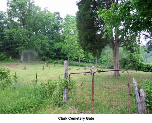 Clark Cemetery Gate