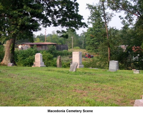 Macedonia Cemetery Scene