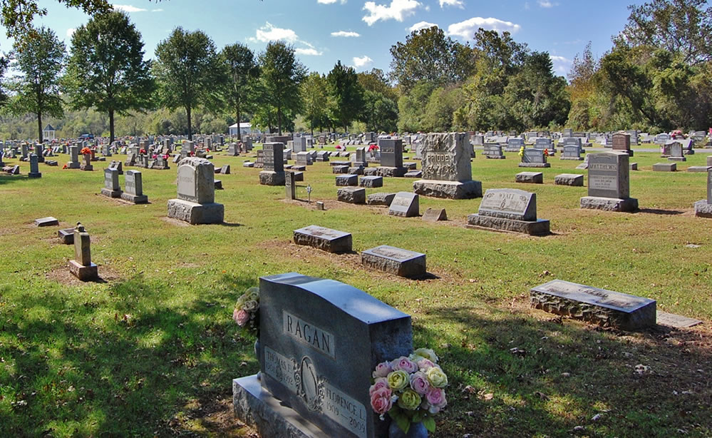 View of Gravel Hill Cemetery
