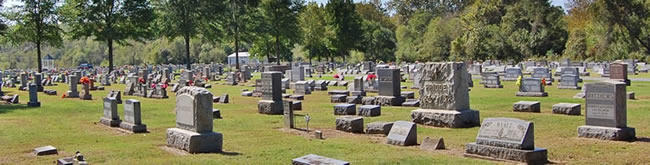 View of Gravel hill Cemetery