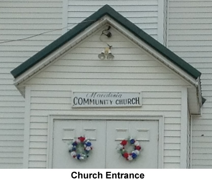 Sign Above Church Entry