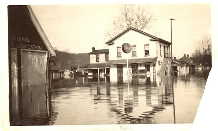 1937 Flood Scene Gallipolis, Ohio