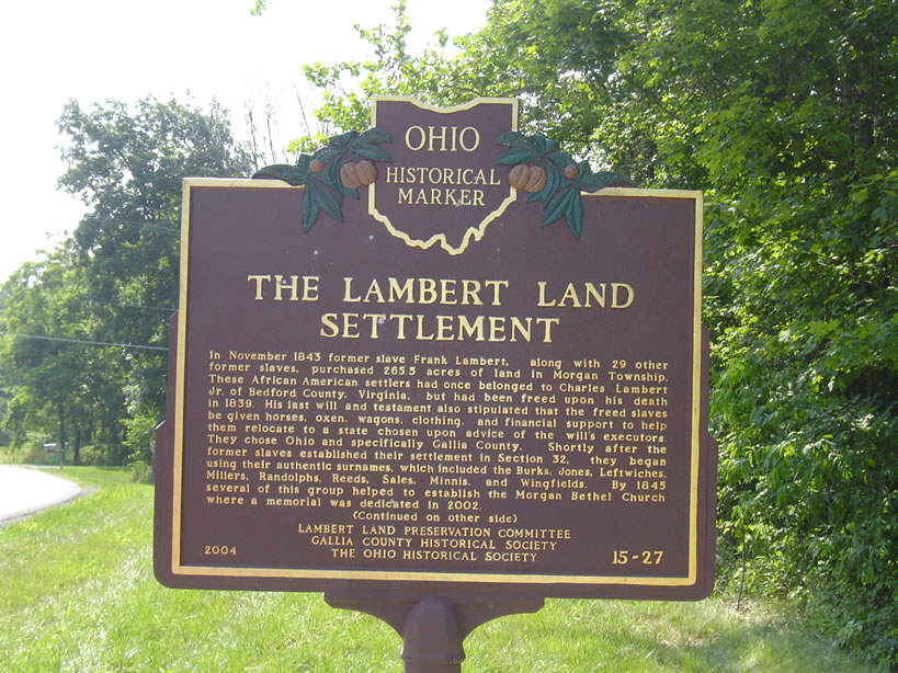 Lambert Land Settlement Marker