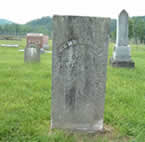 Tombstone in Clay Chapel Cemetery