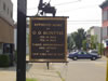 Marker at boyhood home of O.O. McIntyre